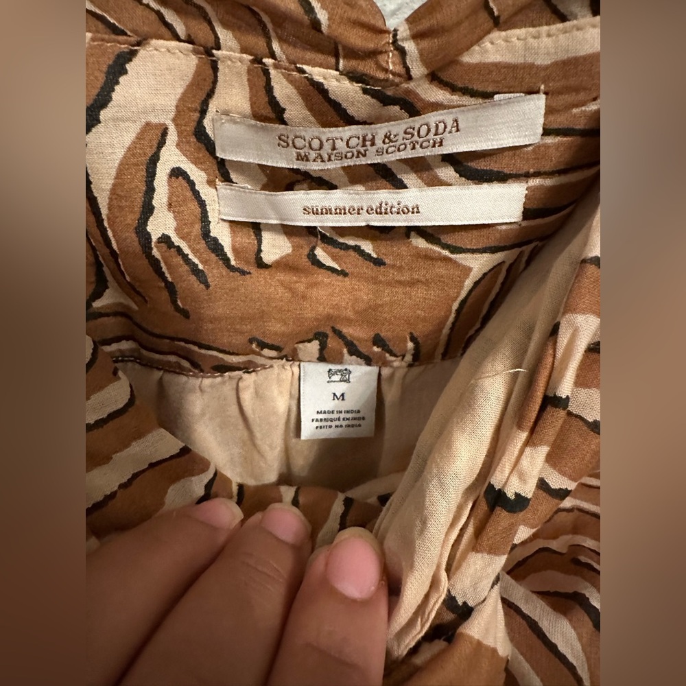 Scotch & Soda Animal Print Skirt - Picture 4 of 6